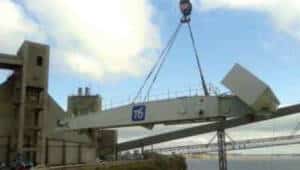 Assembling the superstructure, chassis, cab, boom, stick and link